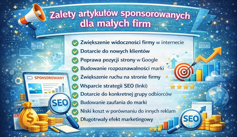 Artykuły sponsorowane dla małej firmy - czy to dobry pomysł?