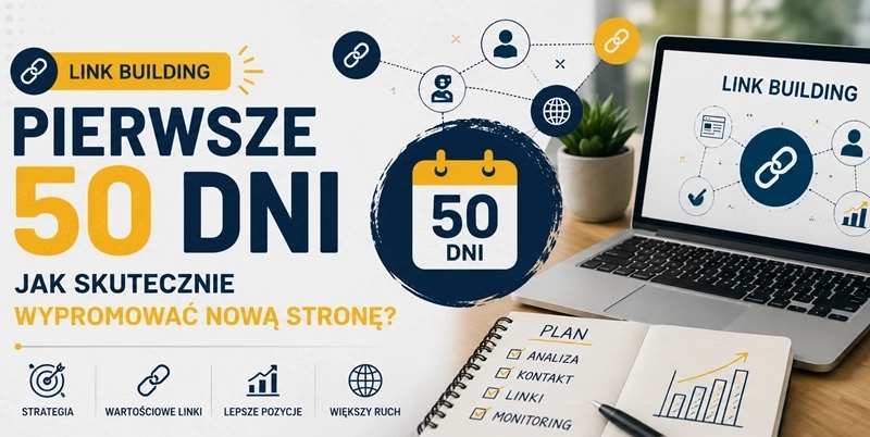 Pierwsze 50 dni linkowania portalu: Jak skutecznie wypromować nową stronę?